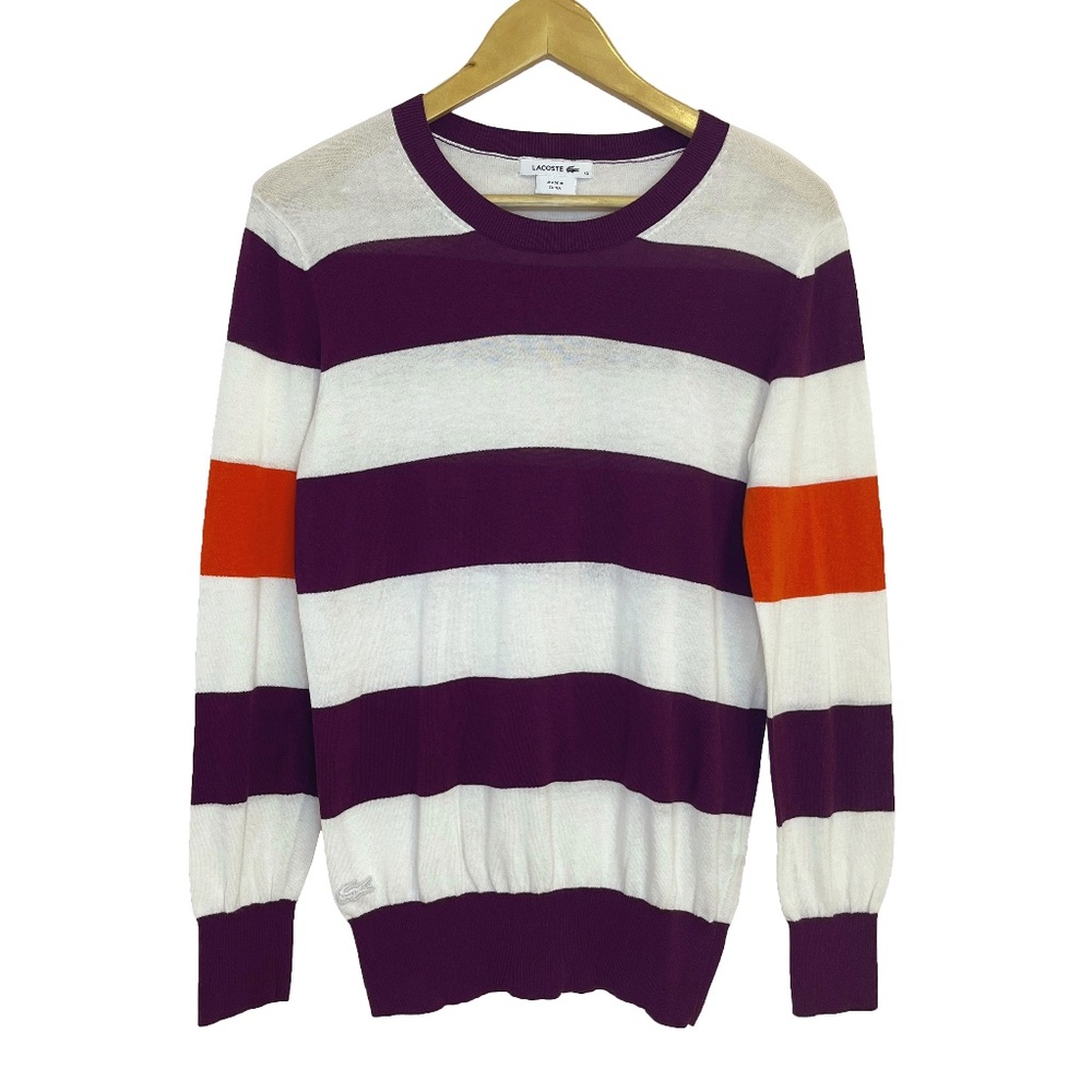 100% Cotton LACOSTE Long Sleeve Sweater